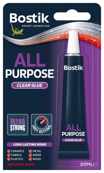 BOSTIK ALL PURPOSE GLUE - 20ml 80207/30813296