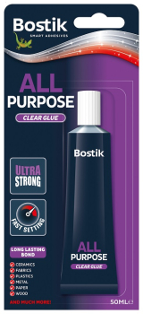BOSTIK ALL PURPOSE GLUE - 50ml 80208/30803648