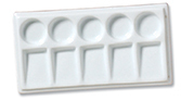 PORCELAIN SLANT WELL TIL 7Inch X 3 3/4Inch PALETTE