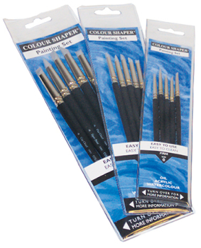 COLOUR SHAPER FIRM PAINTING SET - SIZE 0 GREY CSH12901