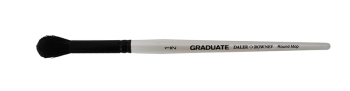 212188050 BLK GOAT RND 1/2Inch MOP DR GRADUATE BRUSH