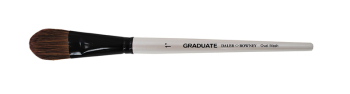 212154100 PONY/SYN 1Inch OVAL WASH DR GRADUATE BRUSH