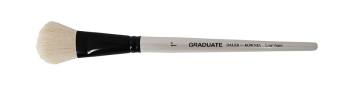 212152100 WHT GOAT OVAL 1Inch WASH DR GRADUATE BRUSH