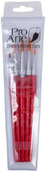 PRO ARTE ACADEMY BRUSH AWA WALLET 5 BRUSH SET AWA