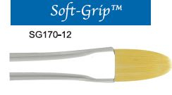 ROYAL SOFT GRIP GOLD TAKLON FILBERT 12