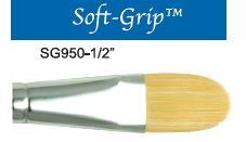 ROYAL SOFT GRIP GOLD TAKLON OVAL WASH - 1/2