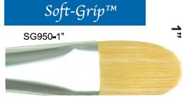 ROYAL SOFT GRIP GOLD TAKLON OVAL WASH - 1Inch