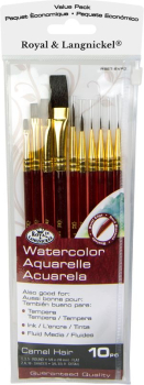 ROYAL CAMEL BRUSH SET OF 10