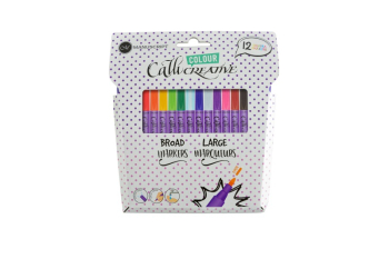 MANUSCRIPT COLOURBROAD WALLET OF 12  ME3580B