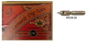 CHRONICLE ROUND HAND NIBS 6 (BRONZE) DP238BR24