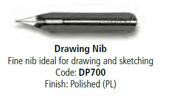 MANUSCRIPT DRAWING/SKETCHING NIB POLISHED DP700PL24 PACK 24