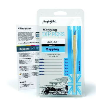 J. GILLOTT MAPPING PEN CARD 35816