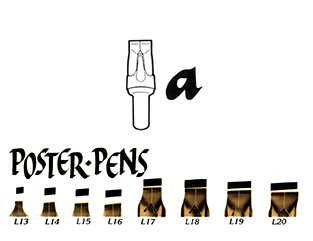 Wm. MITCHELL POSTER PEN NIBS - ASSORTED 35370