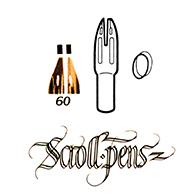 Wm. MITCHELL SCROLL PEN NIBS - 60                  35670