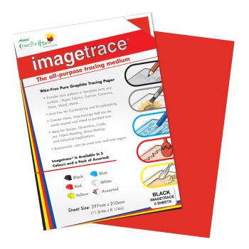 IMAGETRACE A4  RED 5 SHEETS CREATIVE HOUSE