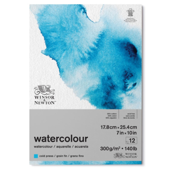 WN WATERCOLOUR GUMMED PAD CP 18 x 26cm (7Inch x 10Inch) 6667001