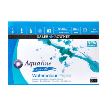 DR AQUAFINE SMOOTH PAD A3 300G 12SH D431235300