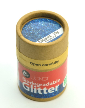 JAKAR TURQUOISE BIODEGRADABLE FINE GLITTER 20g 7808