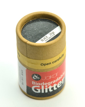 JAKAR BLACK BIODEGRADABLE FINE GLITTER 20g 7811
