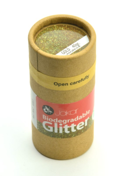 JAKAR GOLD BIODEGRADABLE 40G FINE GLITTER 7852