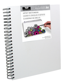 R&L A4 CANVAS COVER SKETCH BOOK RCSB-A4