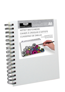 R&L A6 CANVAS COVER SKETCH BOOK RCSB-A6
