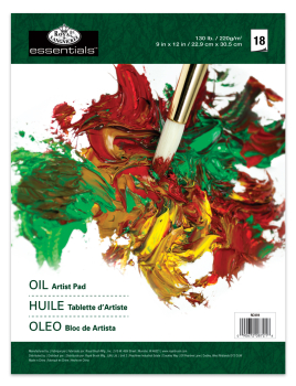 R&L ARTIST OIL PAD 9 X 12 RD359