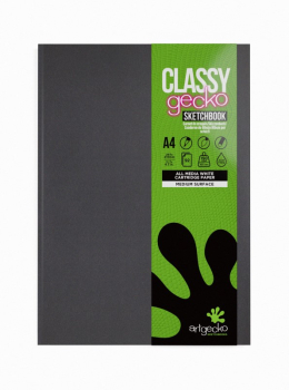 A4 CASEBOUND CLASSY HARDBACK GECKO SKETCHBOOK  GEC704