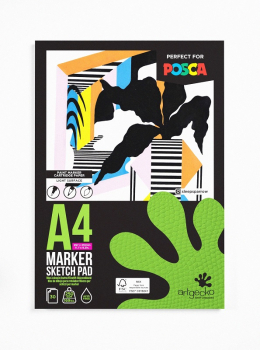 ARTGECKO A4 PRO MARKER SKETCH PAD 30 SH 250GSM GEC009