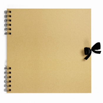 GECKO STASHY KEEPSAKE BOOK 30cm SQ 30SH 170GSM KRAFT CARD