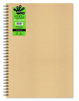 KRAFTY A3 GECKO SKETCHBOOK GEC302
