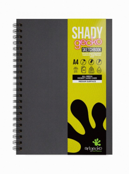SHADY GECKO TAN A4 PORTRAIT 200gsm CARD SKETCHBOOK  GEC406