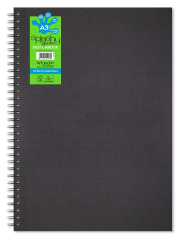 SPLASHY A3 GECKO WATERCOLOUR SKETCHBOOK   GEC602