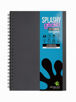 SPLASHY A4 GECKO WATERCOLOUR SKETCHBOOK   GEC600
