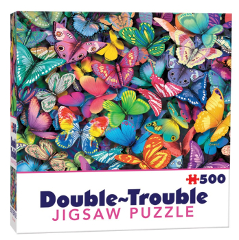 DOUBLE-TROUBLE PUZZLE - BUTTERFLIES 28521