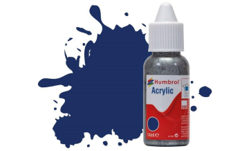 HUMBROL ACRYLIC 15 MIDNIGHT BLUE GLOSS 14ml DROPPER