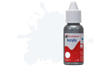 HUMBROL ACRYLIC 34 WHITE MATT 14ml DROPPER