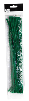 CHENILLE STEMS GREEN 25'S