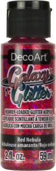 DECO ART GALAXY GLITTER RED NEBULA DGG04-30