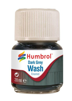 HUMBROL DARK GREY ENAMEL WASH 28ml AV0204