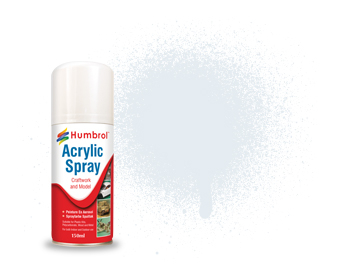 HUMBROL 191 CHROME SILVER 150ml ACRYLIC SPRAY AD6191