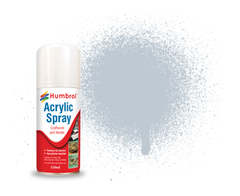 HUMBROL 56 ALUMINIUM 150ml METALLIC ACRYLIC SPRAY AD6056