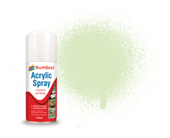 HUMBROL 90 BEIGE GREEN 150ml ACRYLIC SPRAY AD6090