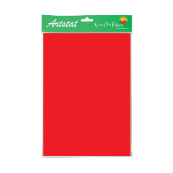 CREATIVE FOAM 9Inchx12Inch RED 2mm SHEETS  CP080111