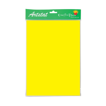 CREATIVE FOAM 9Inchx12Inch YELLOW 2mm SHEETS  CP080102