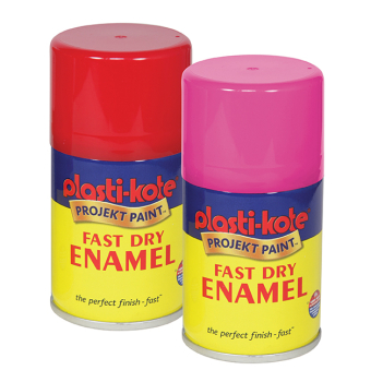 PLASTIKOTE ENAMEL SPRAY 100ml BLUE METALLIC 498109