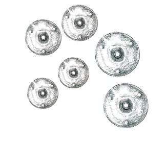 CANDLE WICK SUSTAINERS PCK 100 14mm dia. x 6mm neck