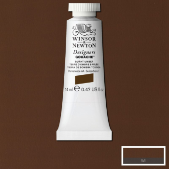 WN DESIGNERS GOUACHE 14ml - BURNT UMBER 8840583