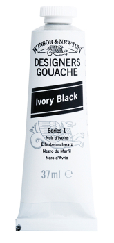 WN DESIGNERS GOUACHE 37ml - IVORY BLACK (LARGE) 8840586
