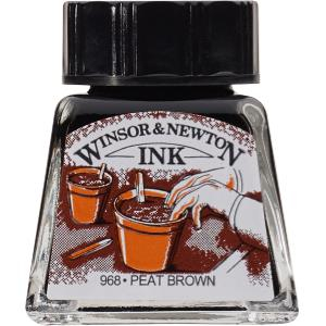 WN DRAWING INK 14ml PEAT BROWN 1005469